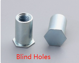 Blind hole