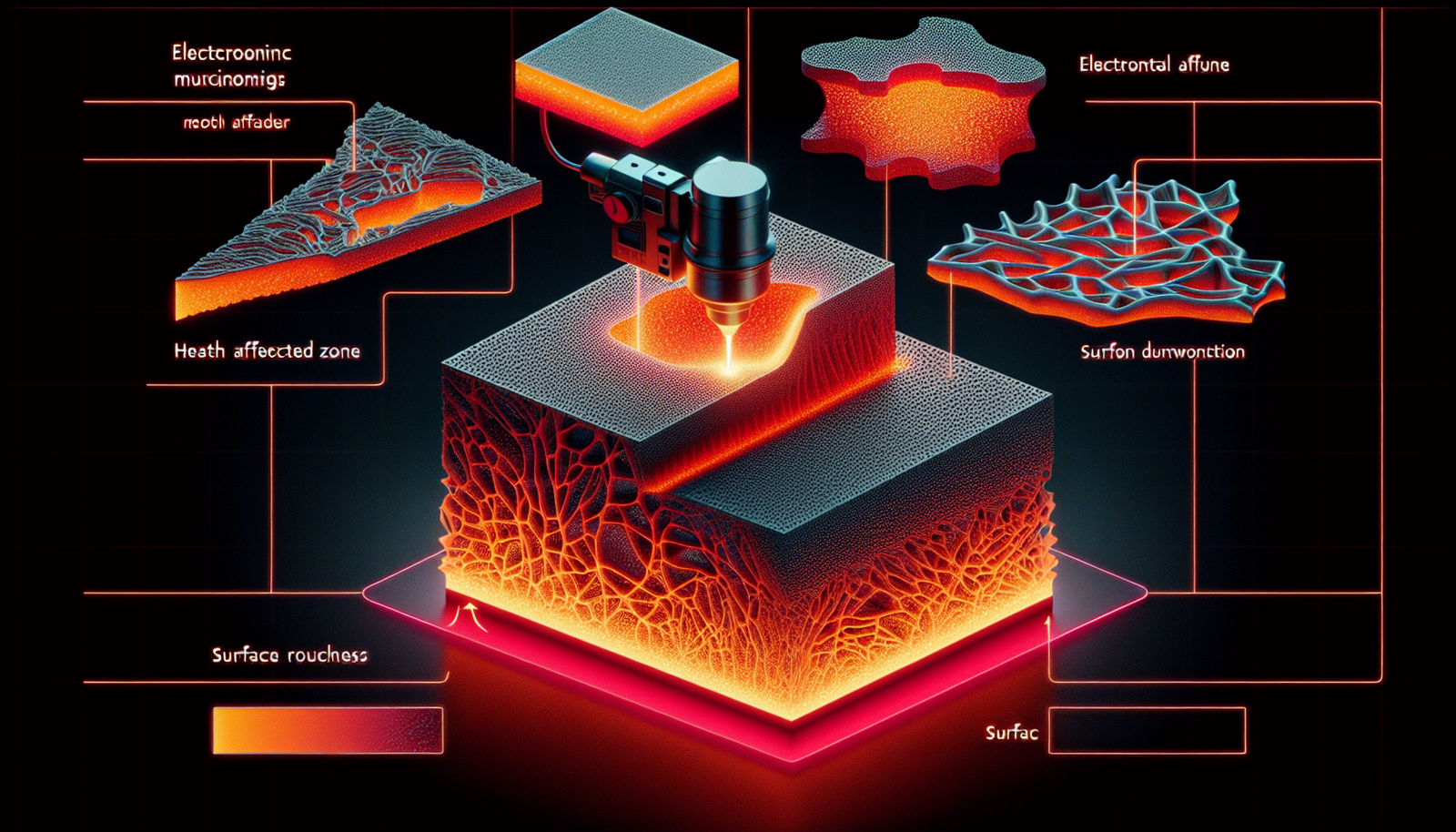 Surface quality and material properties in EDM