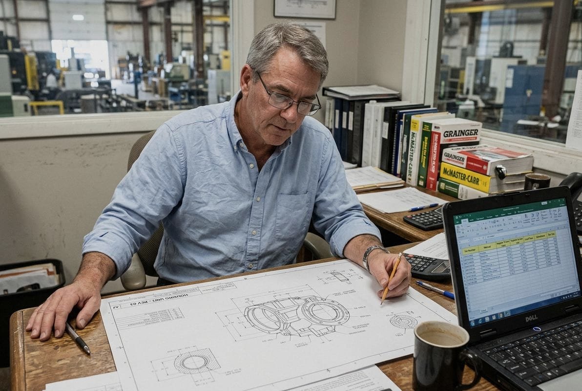 CNC Production Break-Even Analysis Calculating the break-even point between CNC prototyping and mass production tooling costs (ID#2)