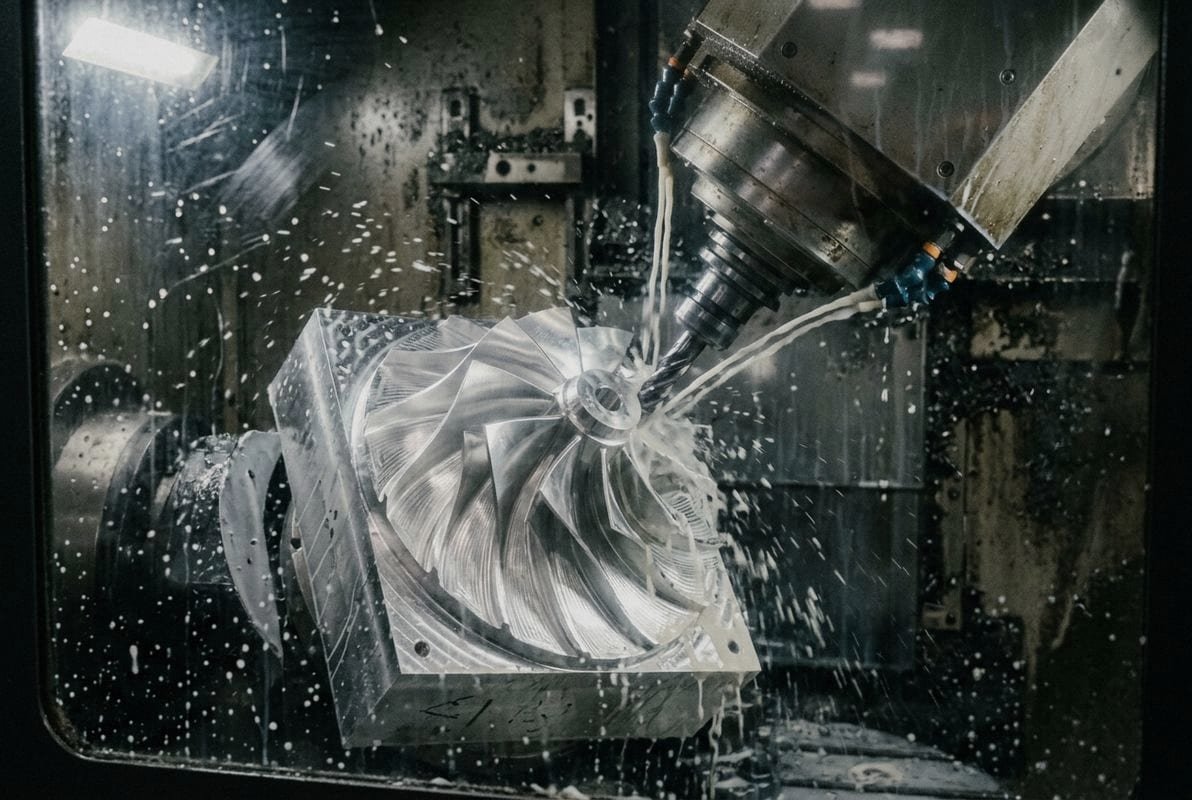 5-axis CNC machining improving accuracy for complex structural components in a single setup (ID#3)