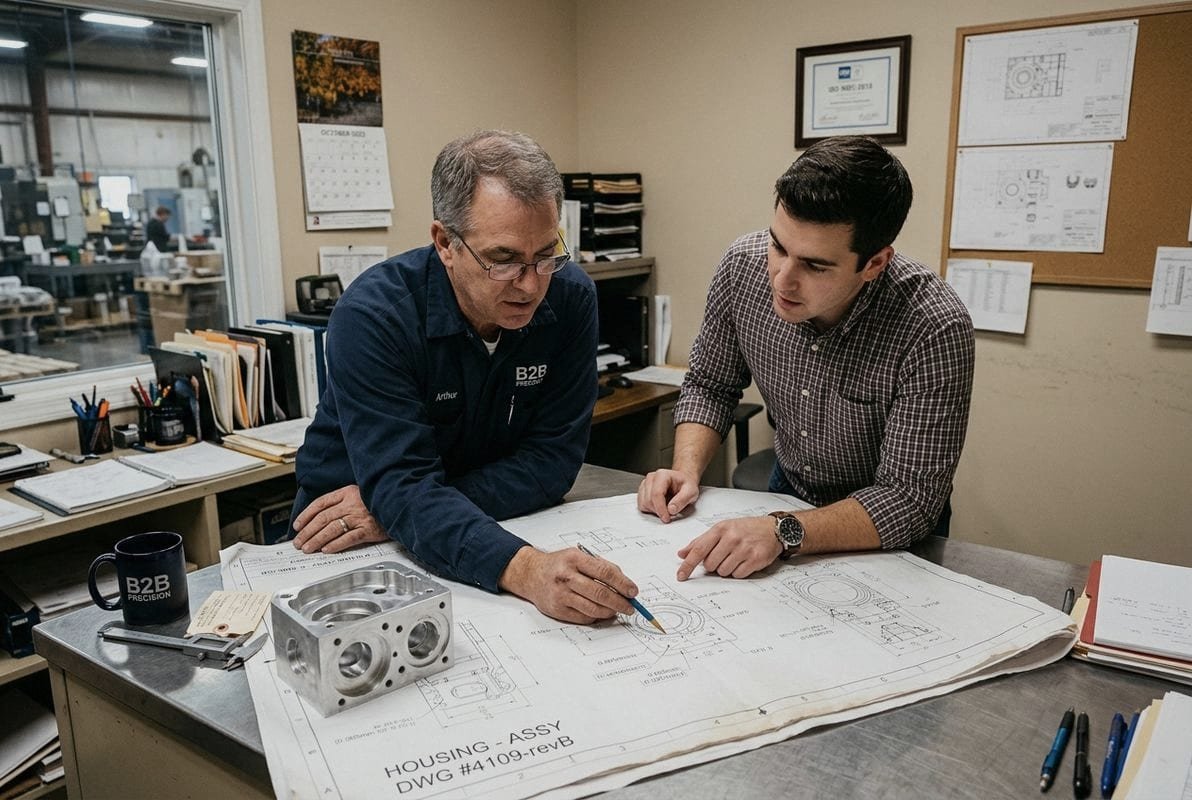 Verifying supplier dimensional specifications using CMM inspection reports and FAI documentation (ID#4)