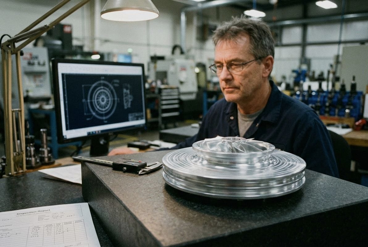 Precision and Tight Tolerances High precision CNC machining achieving tight tolerances for complex industrial part manufacturing (ID#3)
