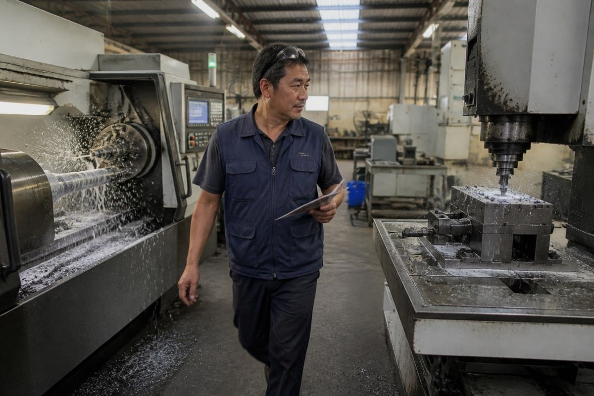 Milling vs Turning Titanium Comparing CNC milling versus turning for titanium shafts brackets and housings (ID#3)