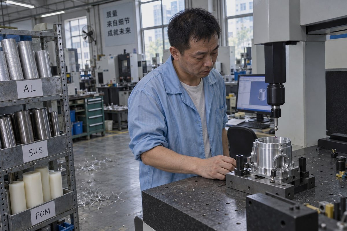 CNC machining supplier criteria for precision optical components including certifications and metrology (ID#3)