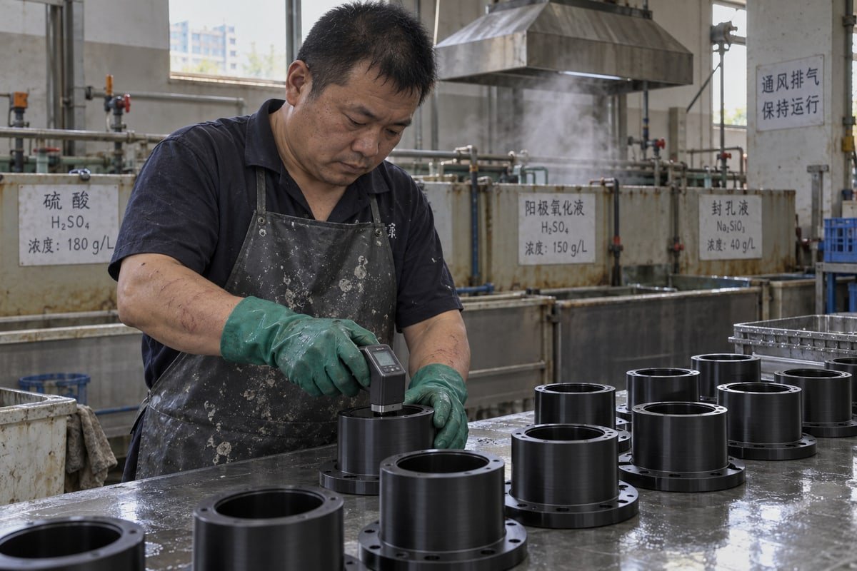 Quality verification steps including CMM inspection and ISO 9001 certification for optical parts (ID#5)