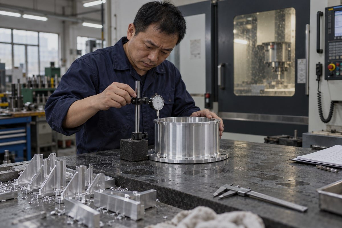 Guide illustrating methods to prevent deformation in thin-wall CNC machined parts (ID#1)